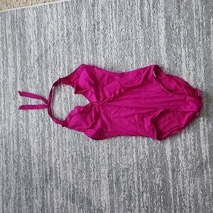 **sold** Dark Magenta Slimming One Piece Swim Suit Spanx size L